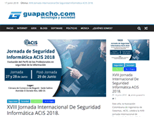 Tablet Screenshot of guapacho.com